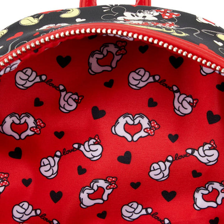 Mickey & Minnie Mouse Love Mini Backpack by Loungefly