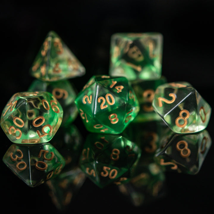 Mojito Acrylic Dice Set by Misty Mountain Gaming