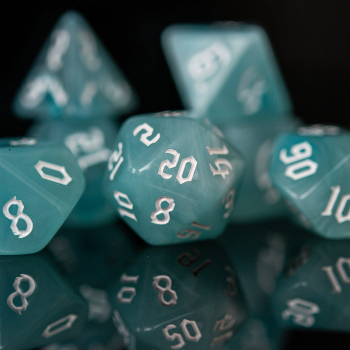 Monk Class Acrylic Dice Set by Misty Mountain Gaming