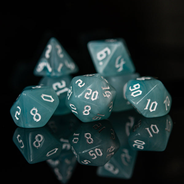 Monk Class Acrylic Dice Set by Misty Mountain Gaming