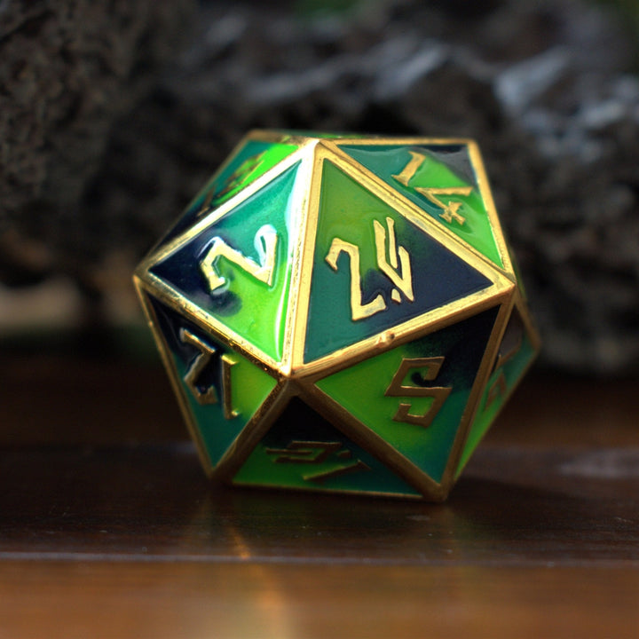 Mother Earth Metal Dice Set by Misty Mountain Gaming