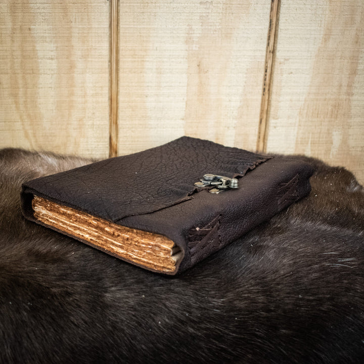 Natural Edge Buffalo Leather Journal by Misty Mountain Gaming