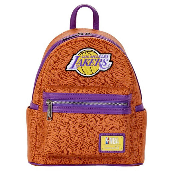 NBA Los Angeles Lakers Basketball Logo Mini Backpack by Loungefly