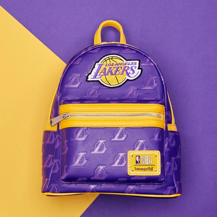 NBA Los Angeles Lakers Logo Mini Backpack by Loungefly