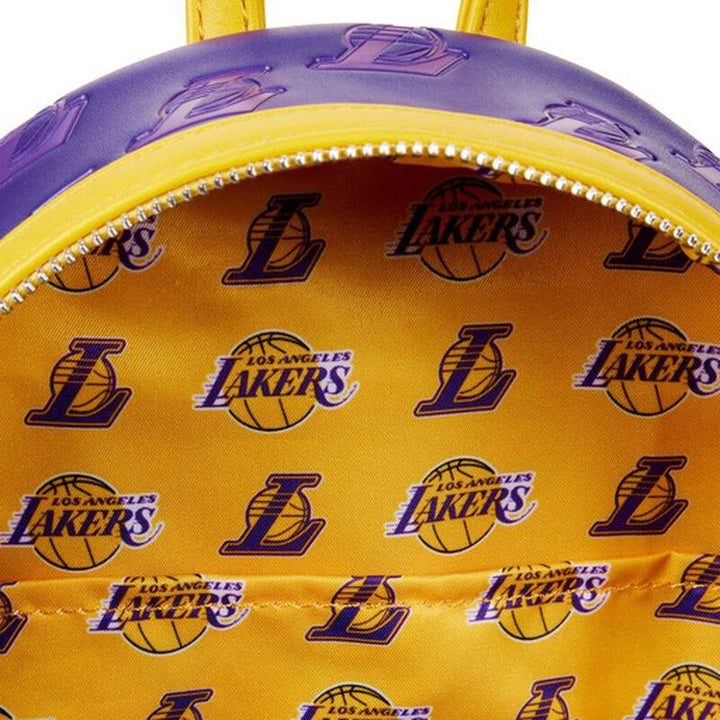 NBA Los Angeles Lakers Logo Mini Backpack by Loungefly