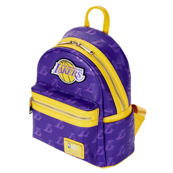 NBA Los Angeles Lakers Logo Mini Backpack by Loungefly