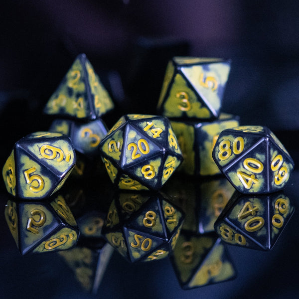 Nuclear Acrylic Dice Set by Misty Mountain Gaming