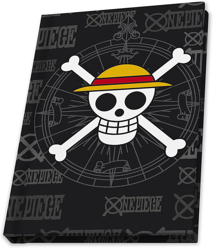 One Piece Straw Hat Jolly Roger Crew Mug Notepad Pin Gift Set by Abysse