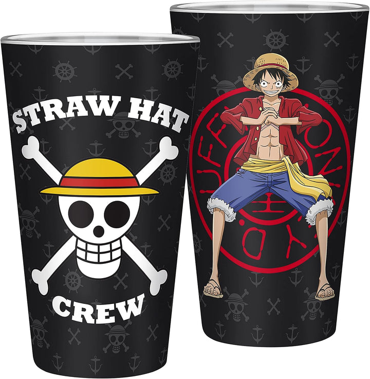 One Piece Straw Hat Jolly Roger Crew Mug Notepad Pin Gift Set by Abysse