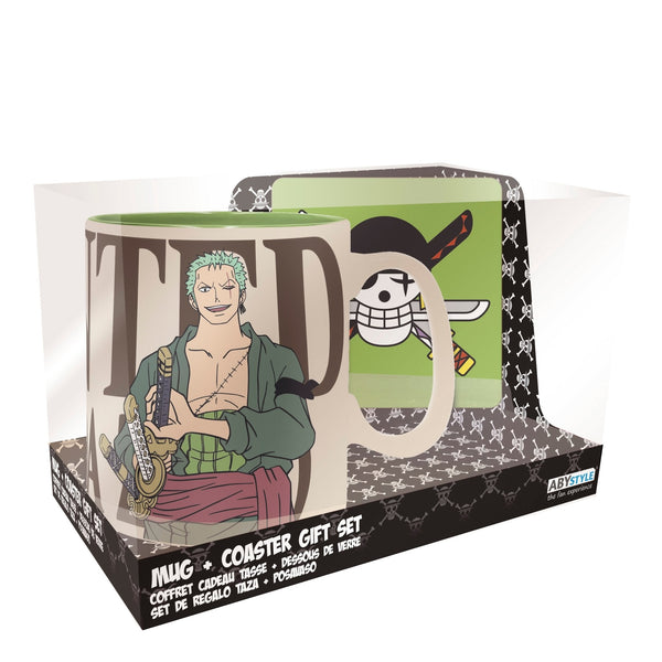 One Piece Zoro Mug & Coaster Gift Set by Abysse