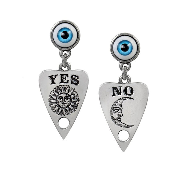 Ouija Planchette Dropper Earrings by Alchemy of England