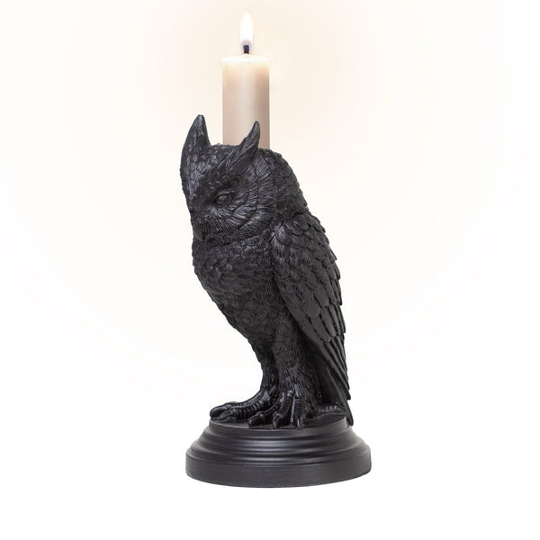 Owl of Astrontiel Candlestick Holder by Alchemy of England