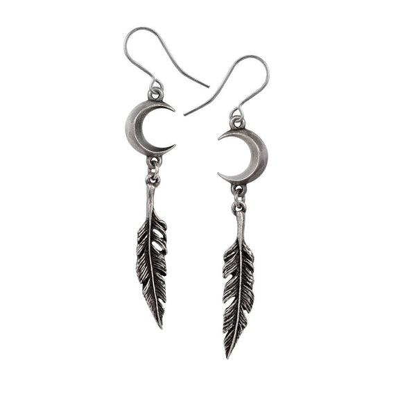 Pagan Dream Catcher Dropper Earrings by Alchemy of England