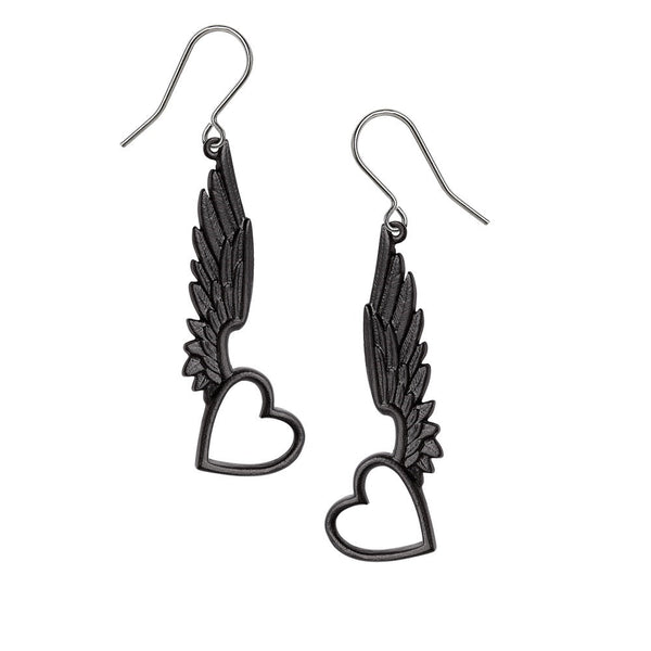 Passio Wings of Love Dropper Earrings by Alchemy of England