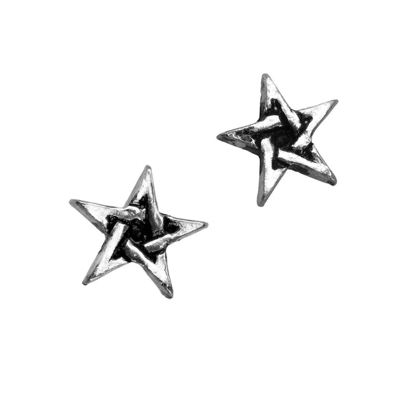 Pentagram Stud Earrings by Alchemy of England