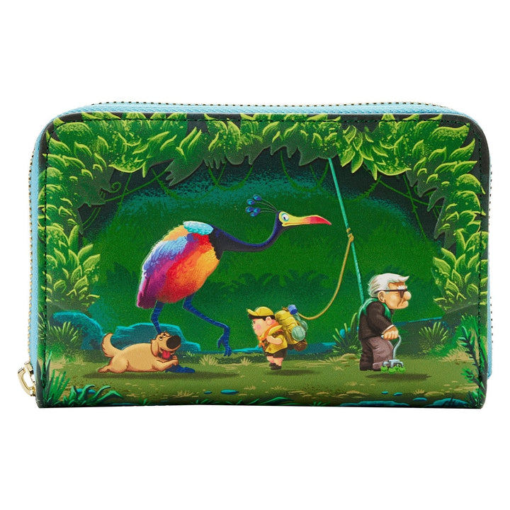 Pixar Up Moment Jungle Stroll Zip Around Wallet by Loungefly