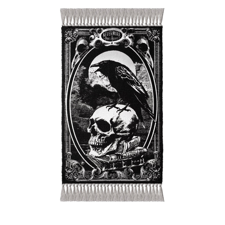 "Poe's Raven - Nevermore" Hand Woven Rug by Alchemy of England