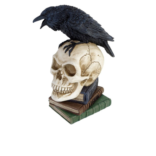 Poes Raven Skull Miniature by Alchemy of England