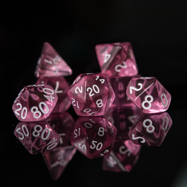 Potion of Love Acrylic Dice Set by Misty Mountain Gaming