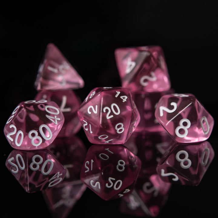 Potion of Love Acrylic Dice Set by Misty Mountain Gaming