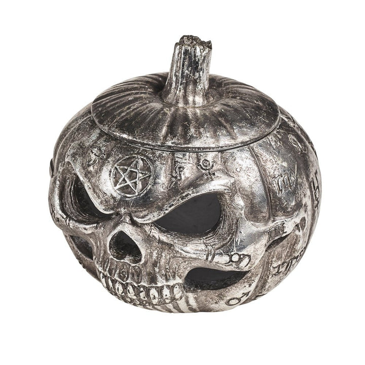 Pumpkin Skull Pot Trinket Box by Alchemy of England