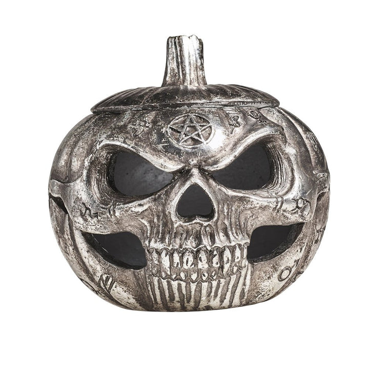 Pumpkin Skull Pot Trinket Box by Alchemy of England