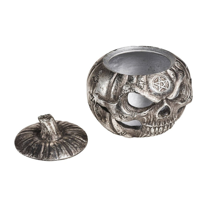 Pumpkin Skull Pot Trinket Box by Alchemy of England