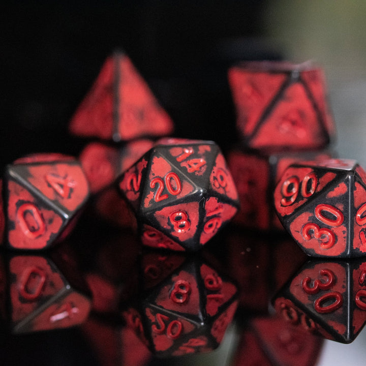 Radiation Acrylic Dice Set by Misty Mountain Gaming