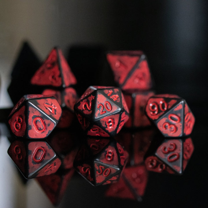 Radiation Acrylic Dice Set by Misty Mountain Gaming