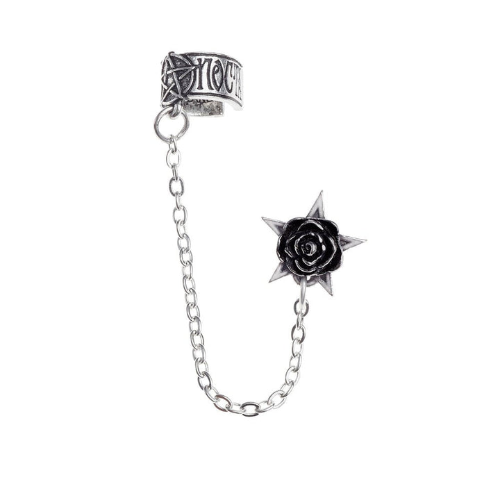 Rosa Nocta Earcuff Earring by Alchemy of England