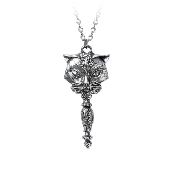 Sacred Cat Vanitas Pendant by Alchemy of England