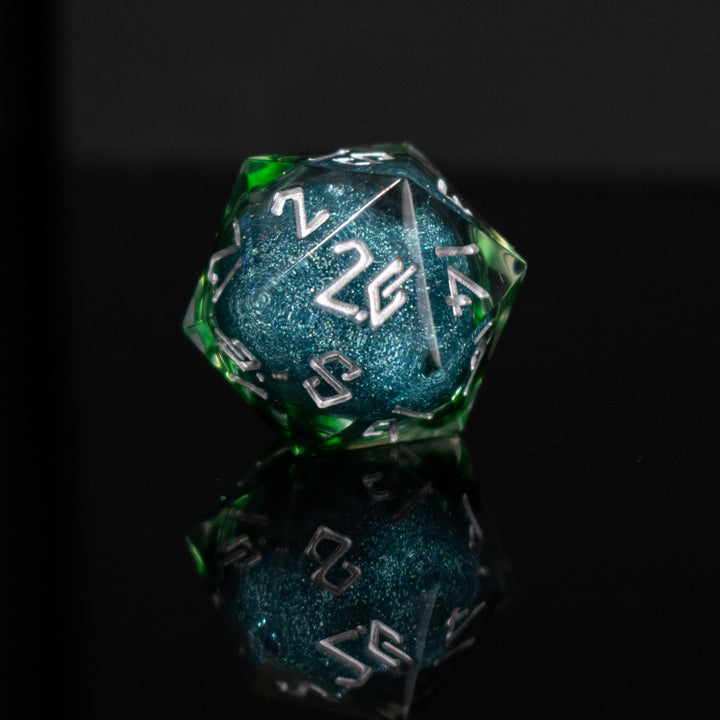 Sea Siren Liquid Core Dice Set by Misty Mountain Gaming