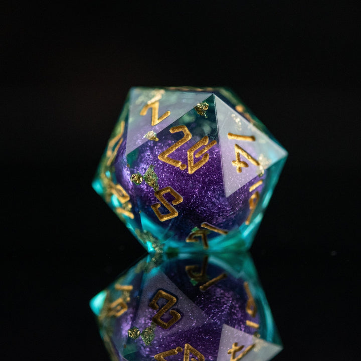 Siren's Treasure Liquid Core Dice Set by Misty Mountain Gaming