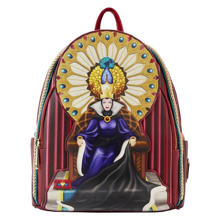 Snow White Evil Queen Throne Mini Backpack by Loungefly