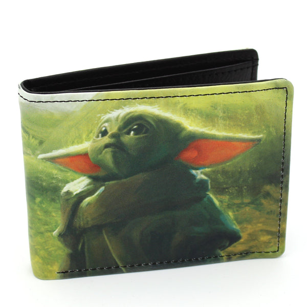 Star Wars The Mandalorian Grogu "Baby Yoda" Bi-Fold Wallet with Gift Tin by Concept One