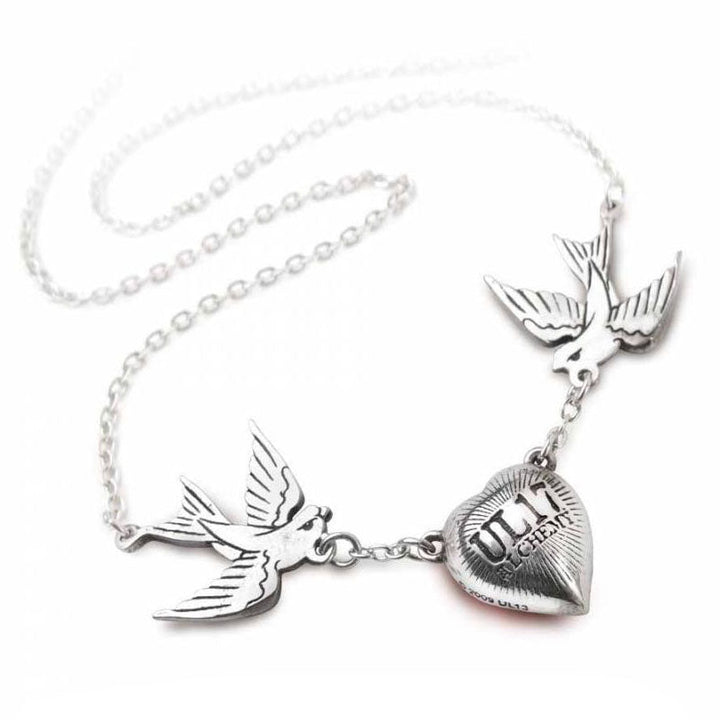 Swallow Heart Necklace by Alchemy of England