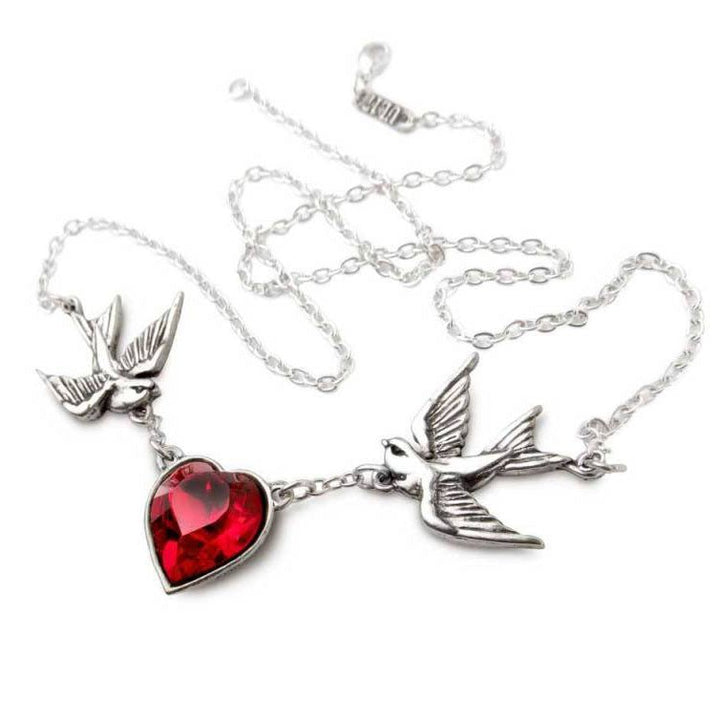 Swallow Heart Necklace by Alchemy of England