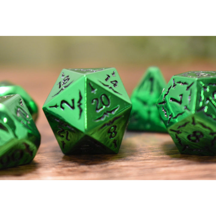 Sword of the Emerald Isles Metal Dice Set by Misty Mountain Gaming