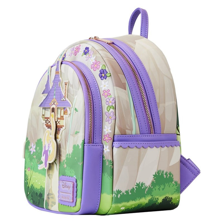 Tangled Rapunzel Swinging from the Tower Mini Backpack by Loungefly