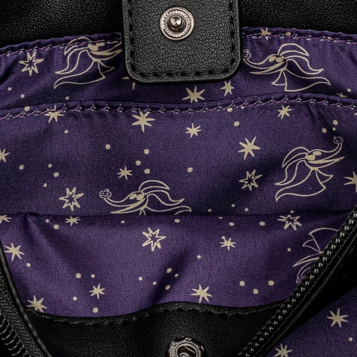 The Nightmare Before Christmas Halloween Line Crossbody Bag by Loungefly