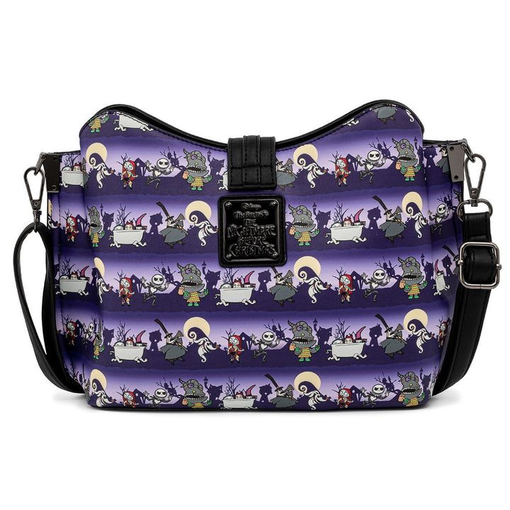 The Nightmare Before Christmas Halloween Line Crossbody Bag by Loungefly