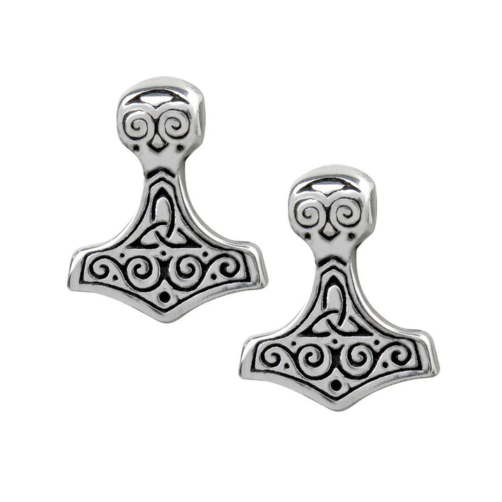 Thor Hammer Stud Earrings by Alchemy of England