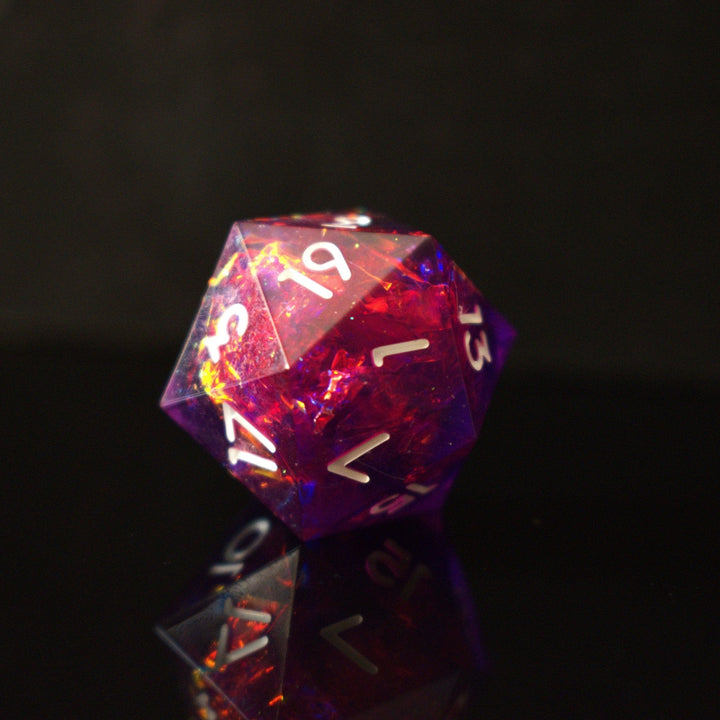 Thunderwave Sharp-Edged Resin Dice Set by Misty Mountain Gaming