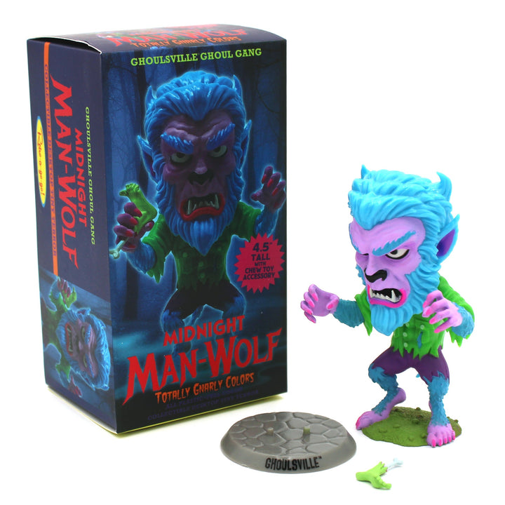 Tiny Terrors Midnight Man Wolf "Totally Gnarly" Horror Figure by Retro-A-Go-Go