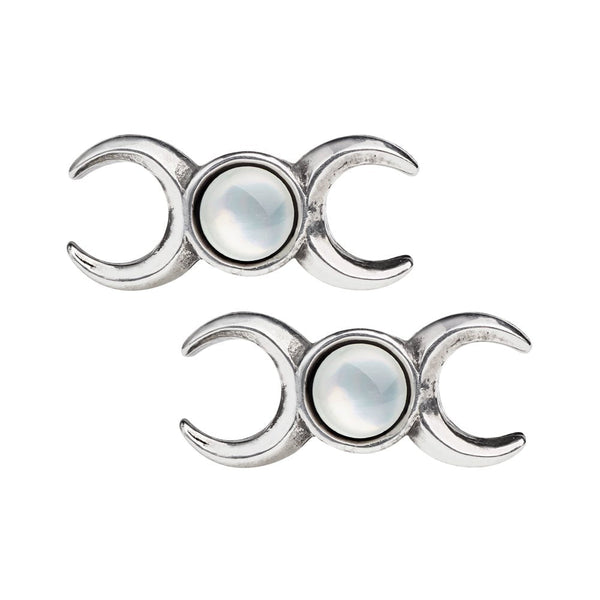 Triple Goddess Studs by Alchemy of England