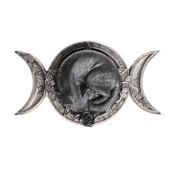 Triple Moon Black Cat Ornament by Alchemy of England