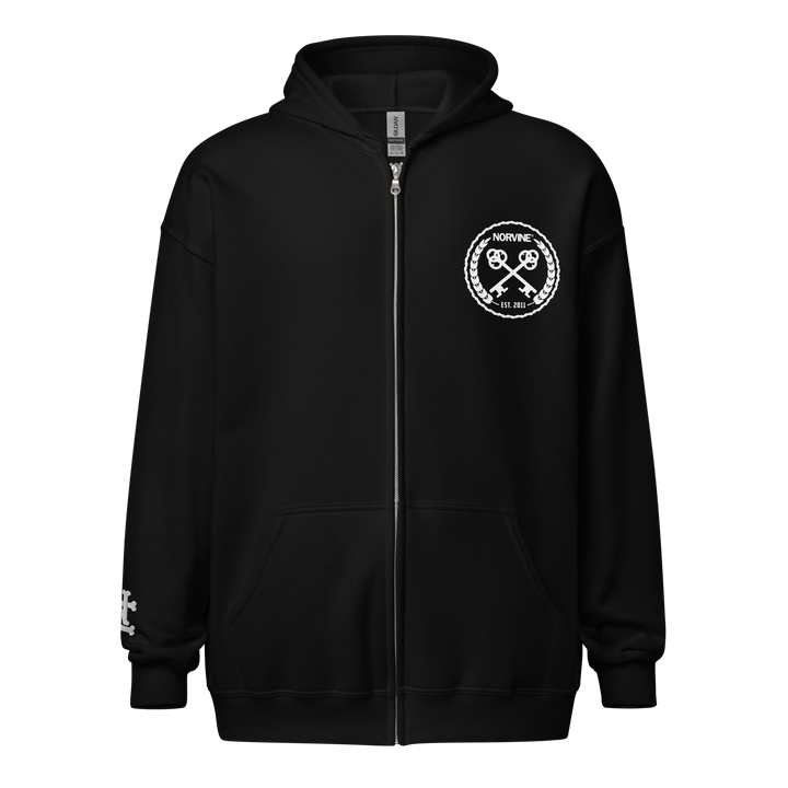 Crossed Keys Heavy Blend Zip Hoodie-0