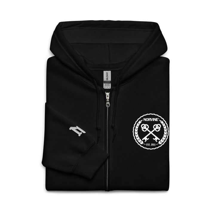 Crossed Keys Heavy Blend Zip Hoodie-1