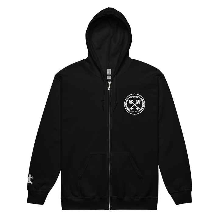 Crossed Keys Heavy Blend Zip Hoodie-2