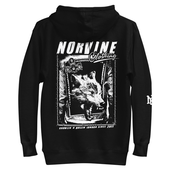 Norvine Wolf Hoodie-0